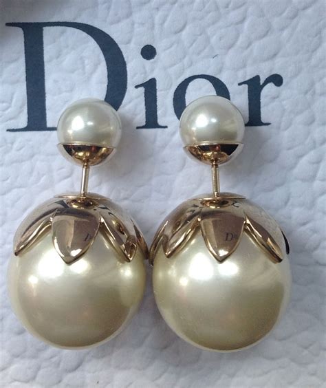 christain dior earrings|pre owned Christian Dior earrings.